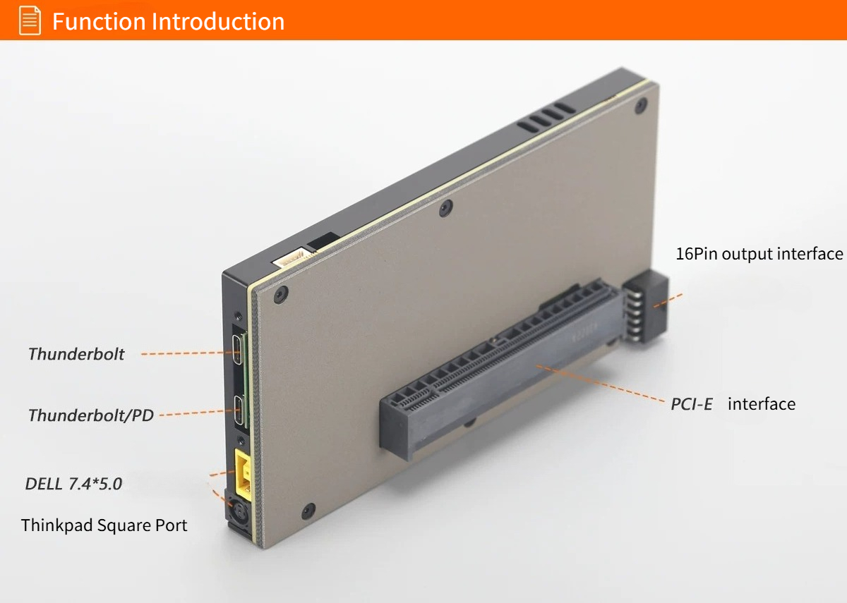 TH5P4GaN Laptop Thunderbolt 5/ - Gpu External Dock Egpu Thunderbolt 4 recensie en prijs