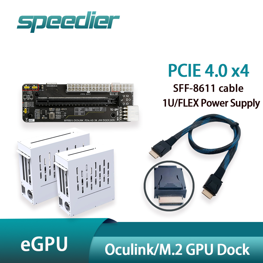 eGPU PCIe 4.0 x4 Oculink/M.2 E - Oculink Gpu Dock Station recensie en prijs
