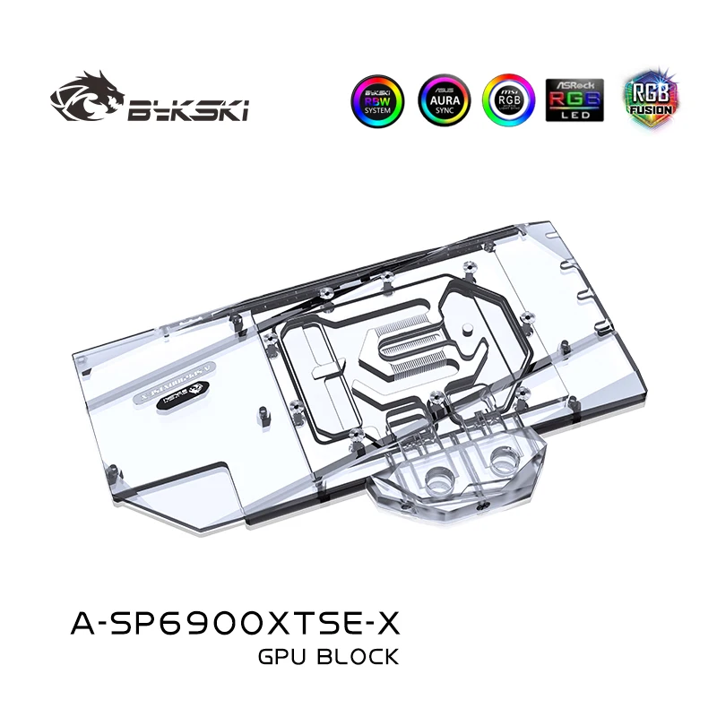 Bykski GPU Waterblok voor SAPP - Rx 6900 Xt 16Gb recensie en prijs